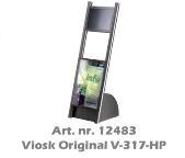 Viosk Original V-317-HP Infozuil 17'' met touchscreen, keyboard, touchpad en speakers 12483* Smit Standaard
