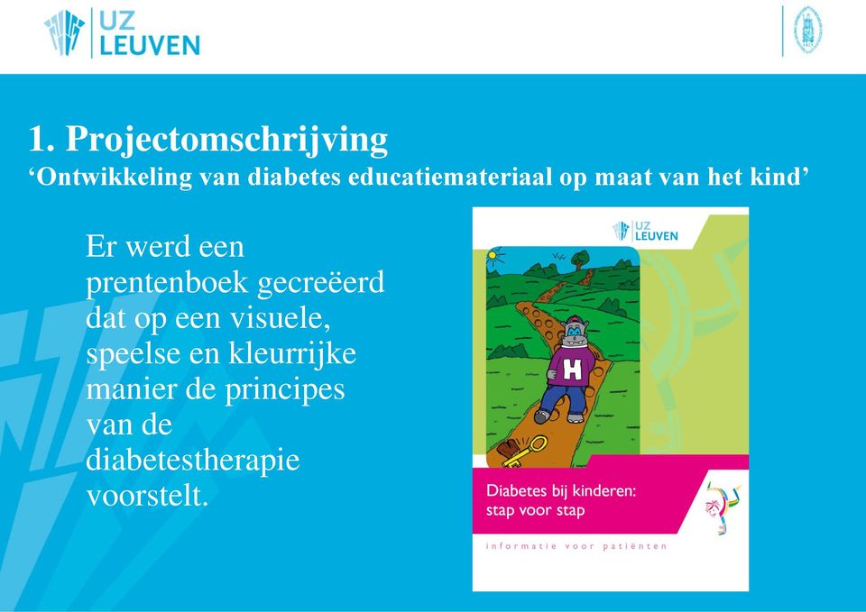 prentenboek gecreëerd dat op een visuele, speelse en