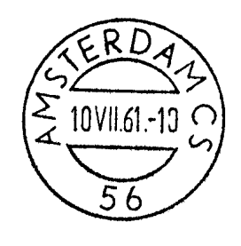 Gebruiksperiode van 18 mei 1929 tot en met 31 december 1967. AMSTERDAM-CENTR. STATION 55 KBST 5036 Opgeleverd door De Munt op 6 mei 1929.