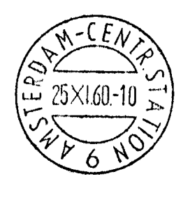 AMSTERDAM CENTR. STATION 6 KBST 0006A Opgeleverd door De Munt in maart 1916. Het stempel werd toegezonden op 20 maart 1916. Gebruiksperiode van 21 maart 1916 tot en met 5 juli 1923. AMSTERDAM-CENTR.