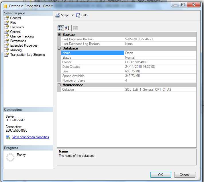 1.14 Shrinken van database bestanden SQL Server 2008 R2 - Labo 3-33 Je werkt verder met de Credit-database.