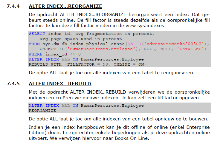 SQL Server 2008 R2 - Labo 3-35 We vonden dat er