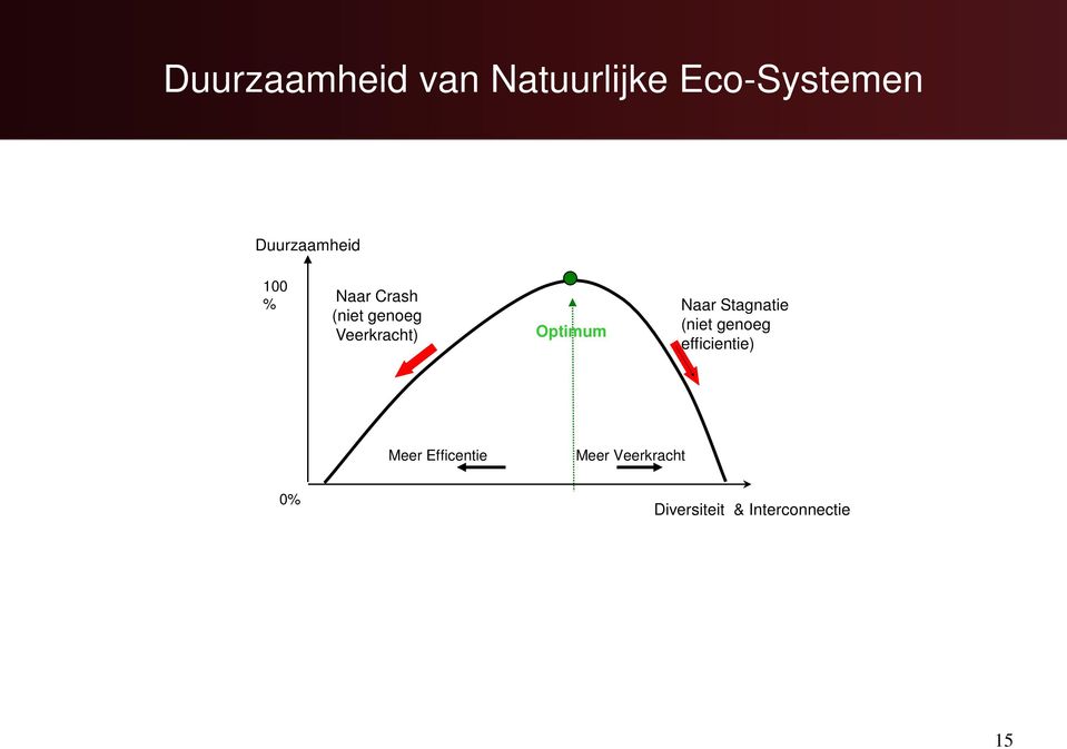 Veerkracht) Optimum Naar Stagnatie (niet genoeg