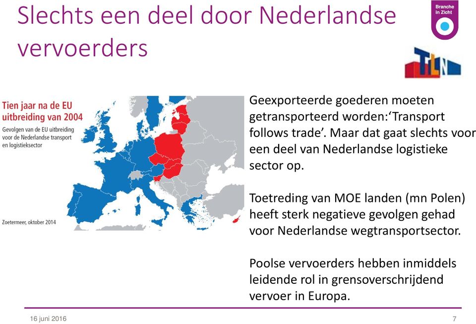 Toetreding van MOE landen (mn Polen) heeft sterk negatieve gevolgen gehad voor Nederlandse
