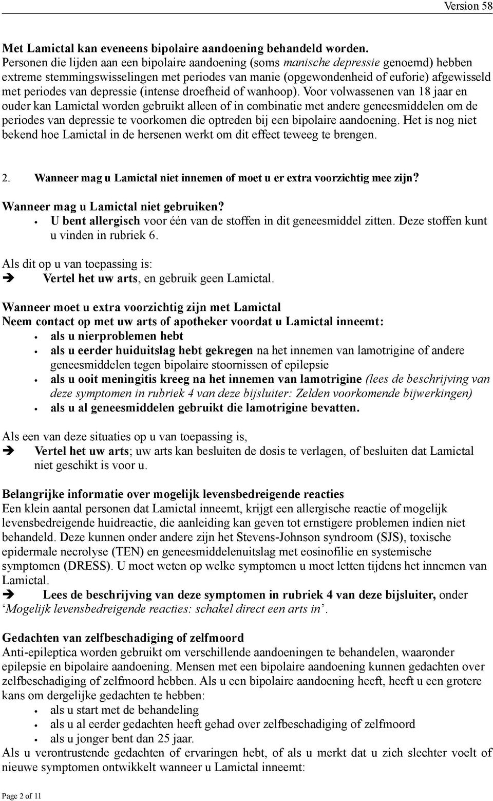 depressie (intense droefheid of wanhoop).