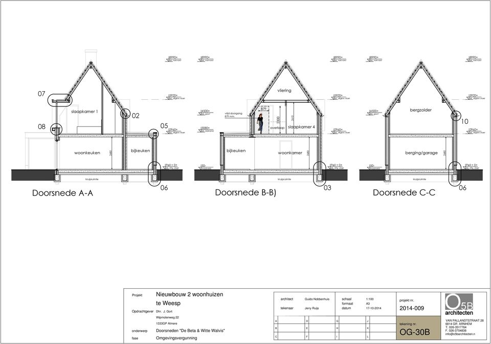 woonkamer 2680 berging/garage 2680 kruipruimte kruipruimte kruipruimte oorsnede - 06