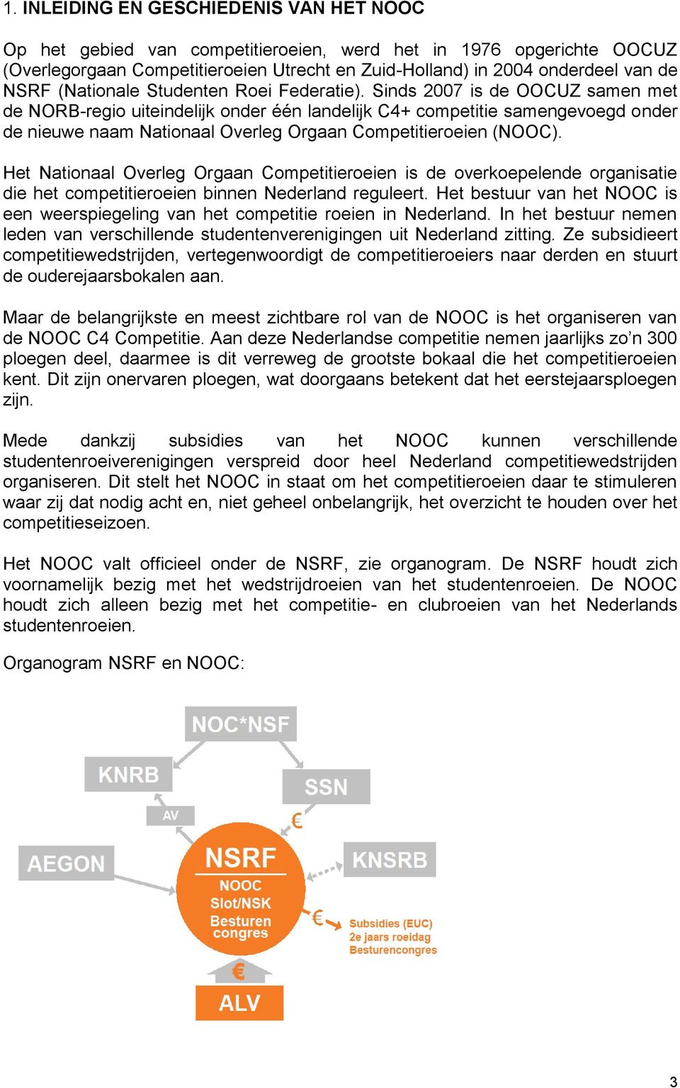 Sinds 2007 is de OOCUZ samen met de NORB-regio uiteindelijk onder één landelijk C4+ competitie samengevoegd onder de nieuwe naam Nationaal Overleg Orgaan Competitieroeien (NOOC).