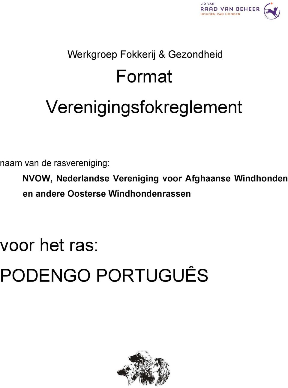 NVOW, Nederlandse Vereniging voor Afghaanse