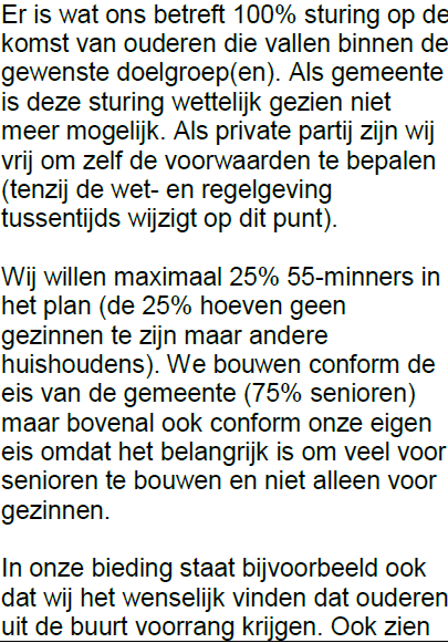 3 2.5 Wat verwacht iniitiatiefnemer nu concreet van gemeente? 2.6 Wat is facultatief en wat is hard onderdeel van het aanbod?