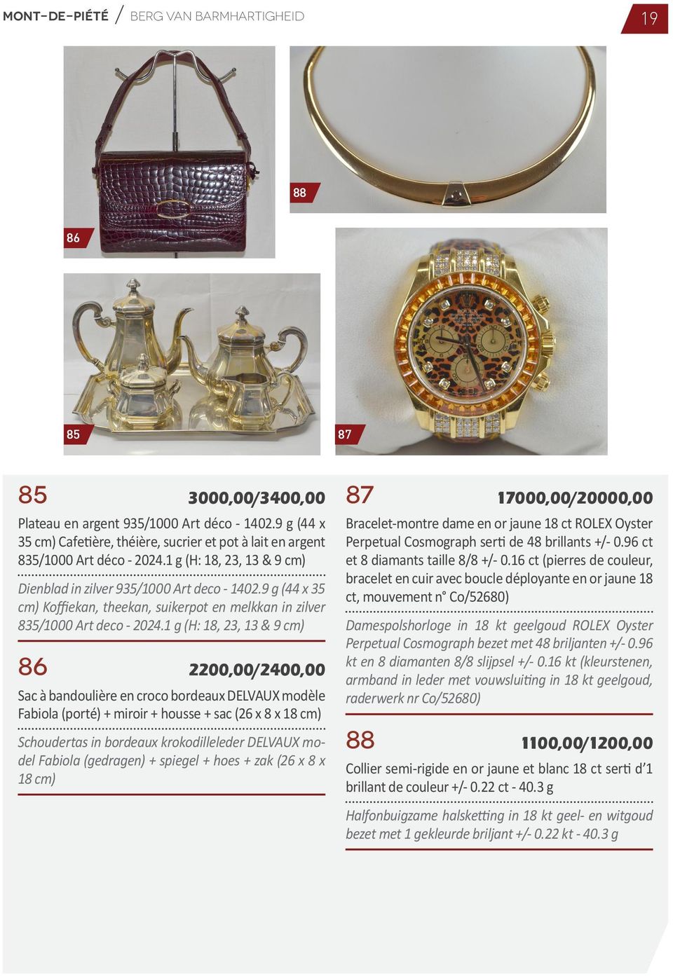 9 g (44 x 35 cm) Koffiekan, theekan, suikerpot en melkkan in zilver 835/1000 Art deco - 2024.