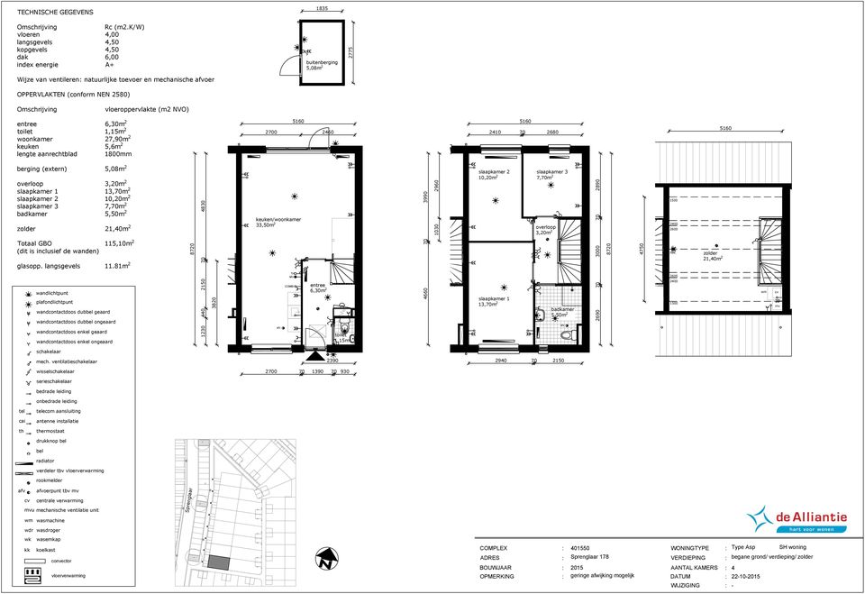 badkamer 2690 750 21,0m 2 mech.