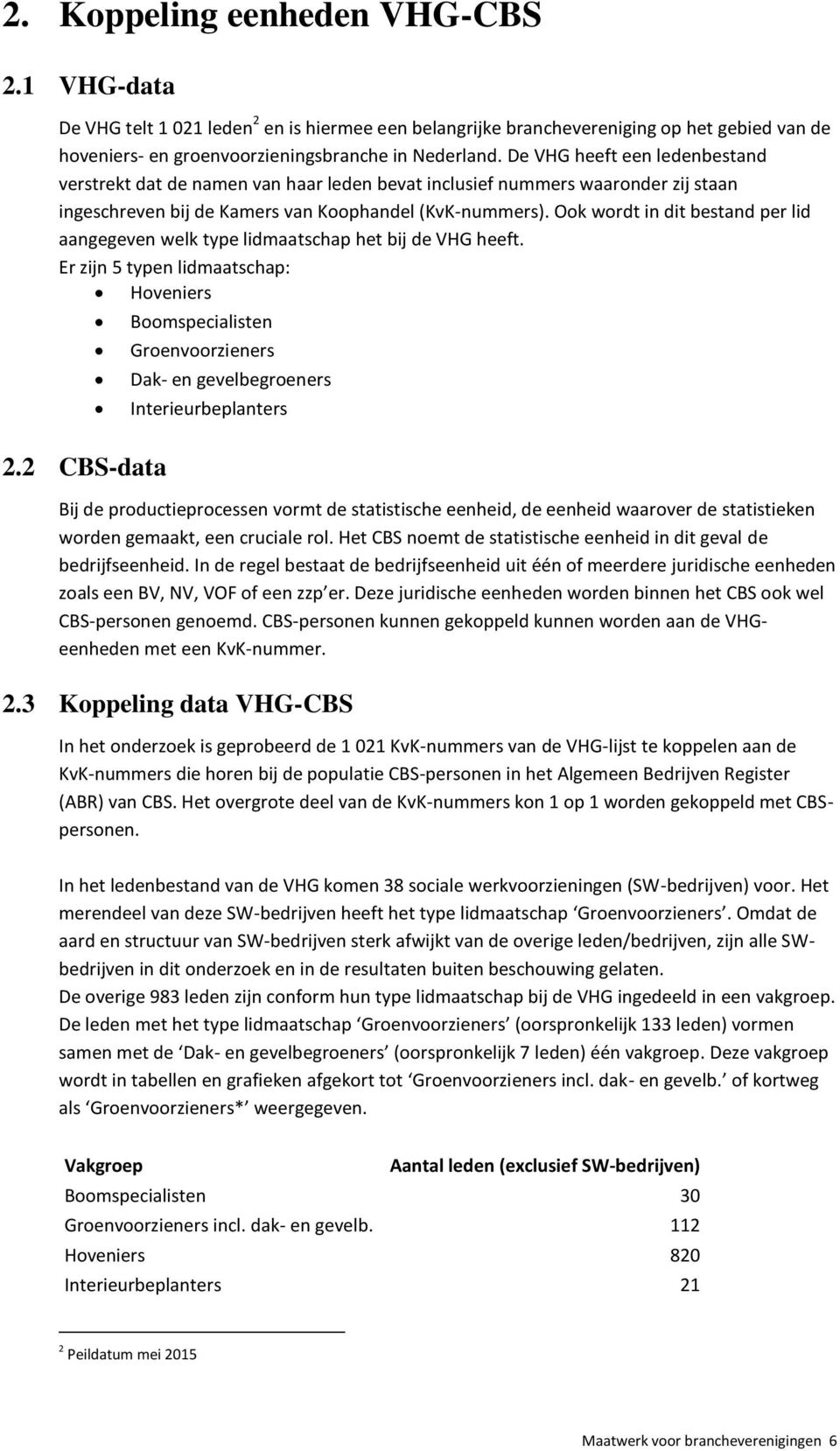 Ook wordt in dit bestand per lid aangegeven welk type lidmaatschap het bij de VHG heeft.