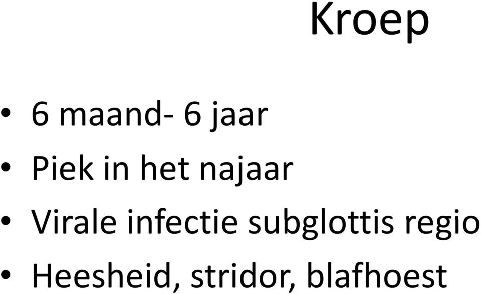 infectie subglottis regio