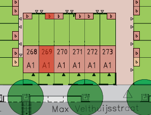 Verkaveling Woningtype: Type A1