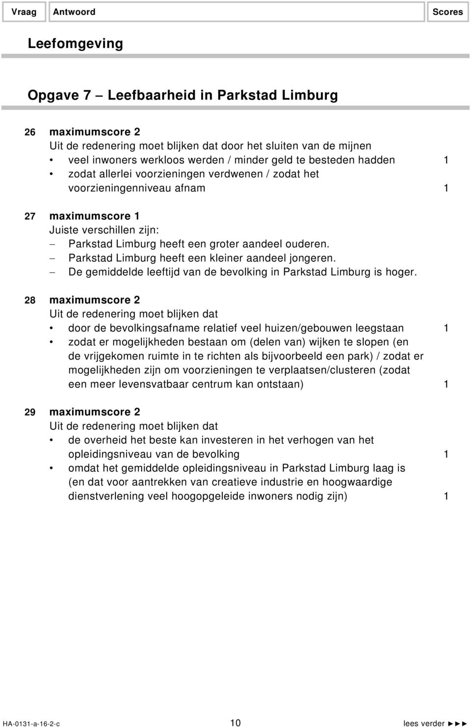 Parkstad Limburg heeft een kleiner aandeel jongeren. De gemiddelde leeftijd van de bevolking in Parkstad Limburg is hoger.