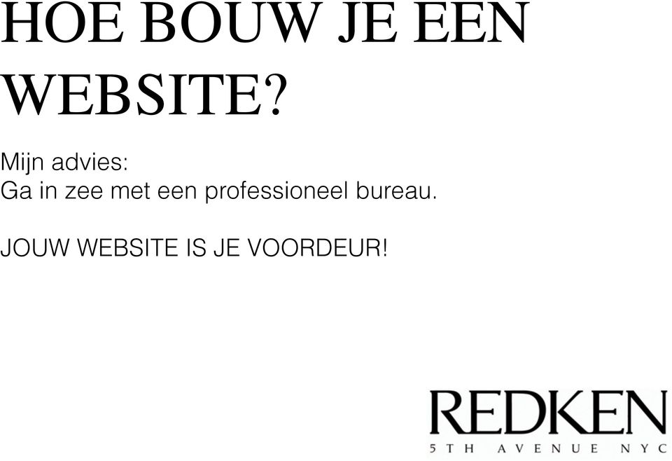 een professioneel bureau.