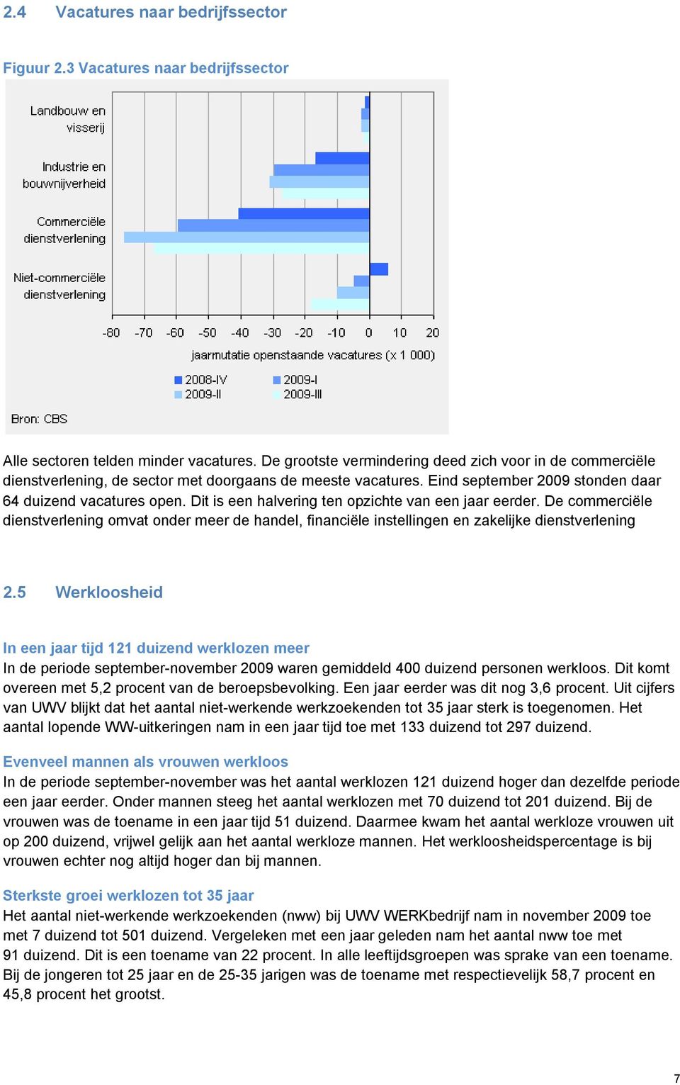 Dit is een halvering ten opzichte van een jaar eerder. De commerciële dienstverlening omvat onder meer de handel, financiële instellingen en zakelijke dienstverlening 2.