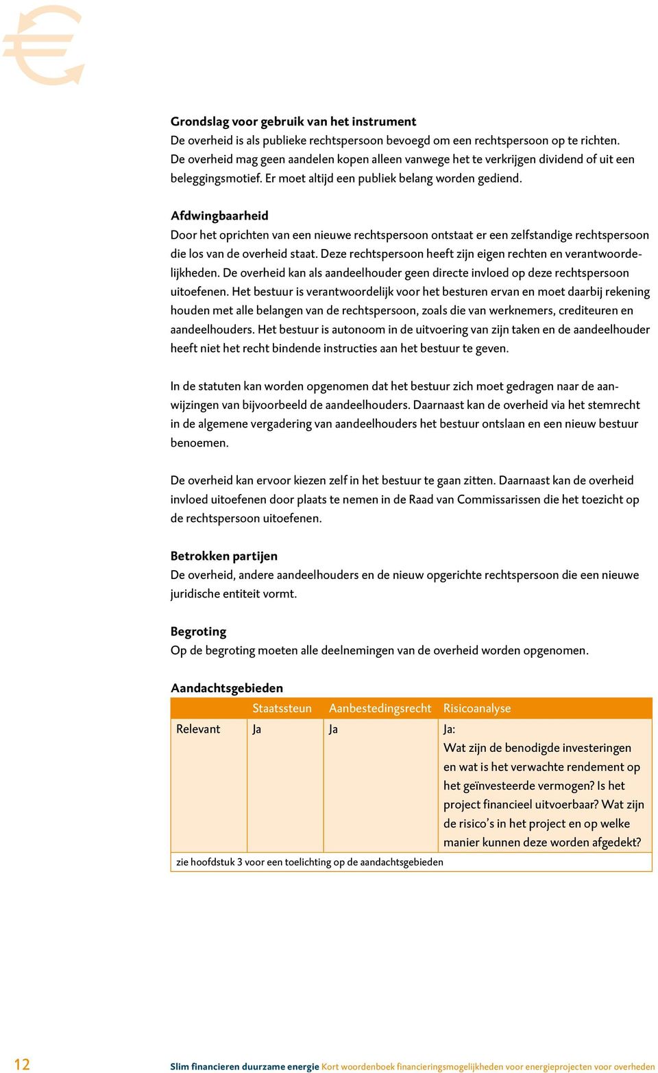 Afdwingbaarheid Door het oprichten van een nieuwe rechtspersoon ontstaat er een zelfstandige rechtspersoon die los van de overheid staat.