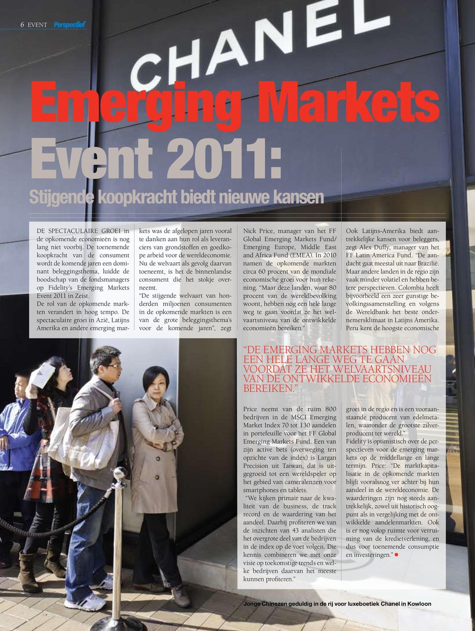De rol van de opkomende markten verandert in hoog tempo.