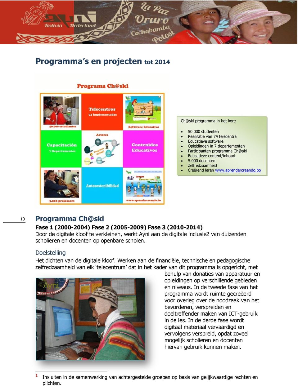 000 docenten Zelfredzaamheid Creërend leren www.aprendercreando.