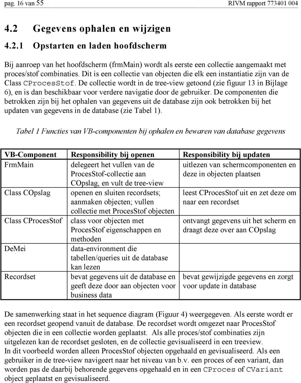 De collectie wordt in de tree-view getoond (zie figuur 13 in Bijlage 6), en is dan beschikbaar voor verdere navigatie door de gebruiker.