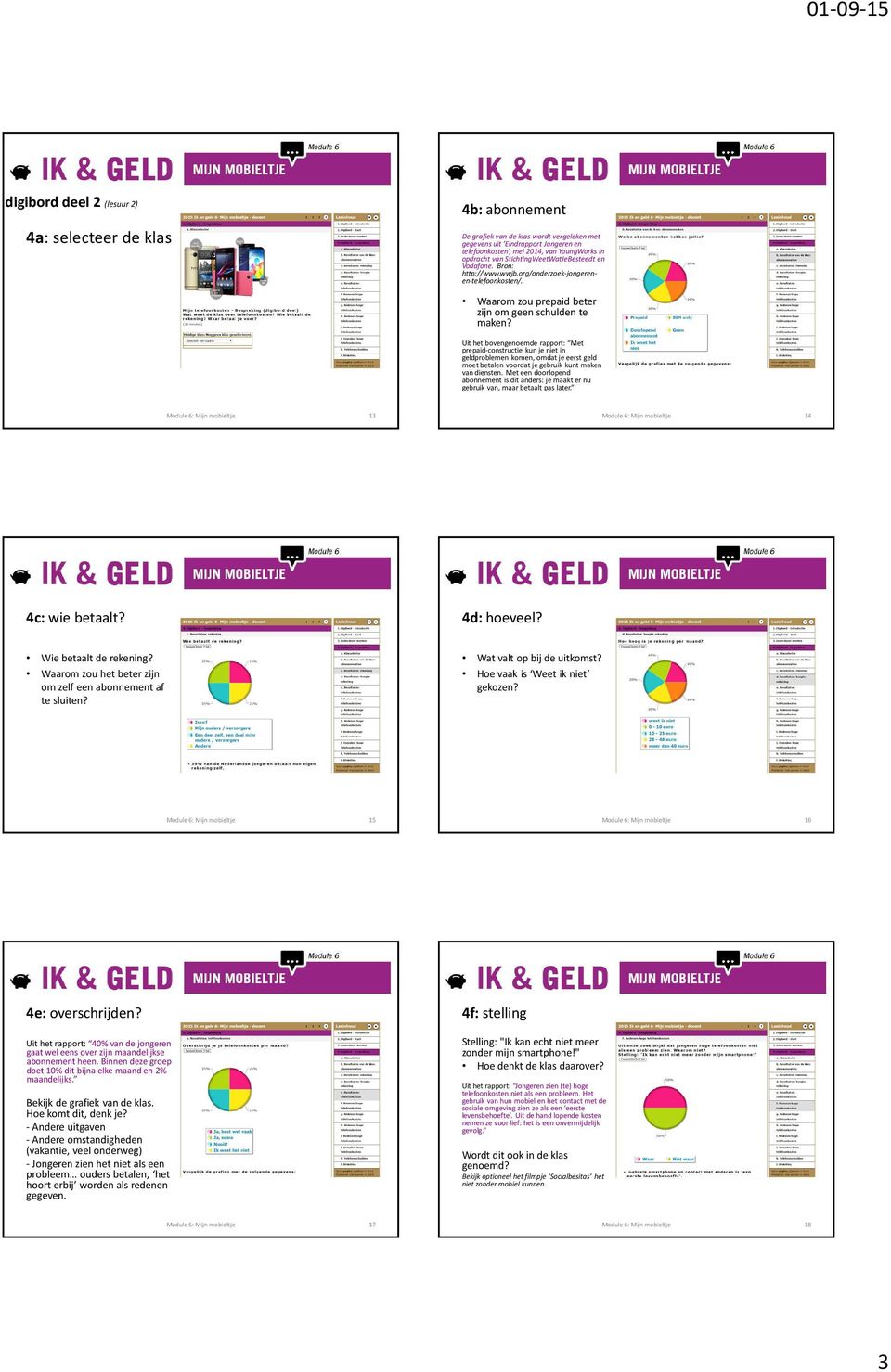 Uit het bovengenoemde rapport: Met prepaid-constructie kun je niet in geldproblemen komen, omdat je eerst geld moet betalen voordat je gebruik kunt maken van diensten.