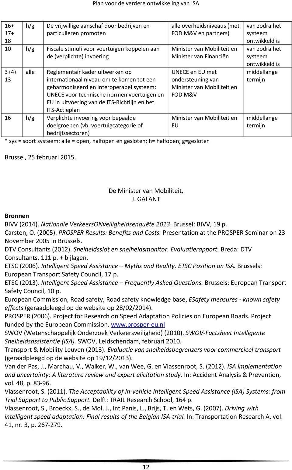 Verplichte invoering voor bepaalde doelgroepen (vb.