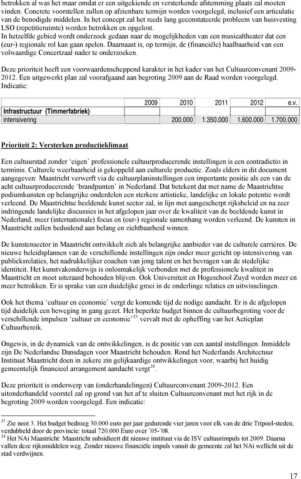 In het concept zal het reeds lang geconstateerde probleem van huisvesting LSO (repetitieruimte) worden betrokken en opgelost.