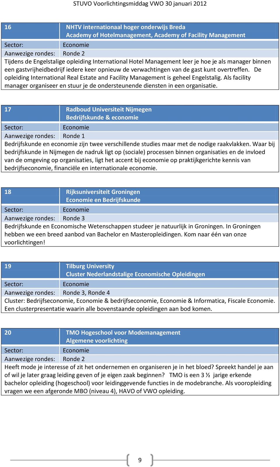 De opleiding International Real Estate and Facility Management is geheel Engelstalig. Als facility manager organiseer en stuur je de ondersteunende diensten in een organisatie.