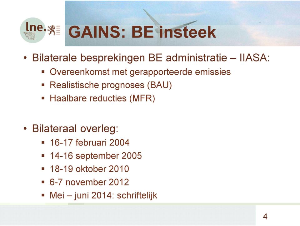 Haalbare reducties (MFR) Bilateraal overleg: 16-17 februari 2004 14-16