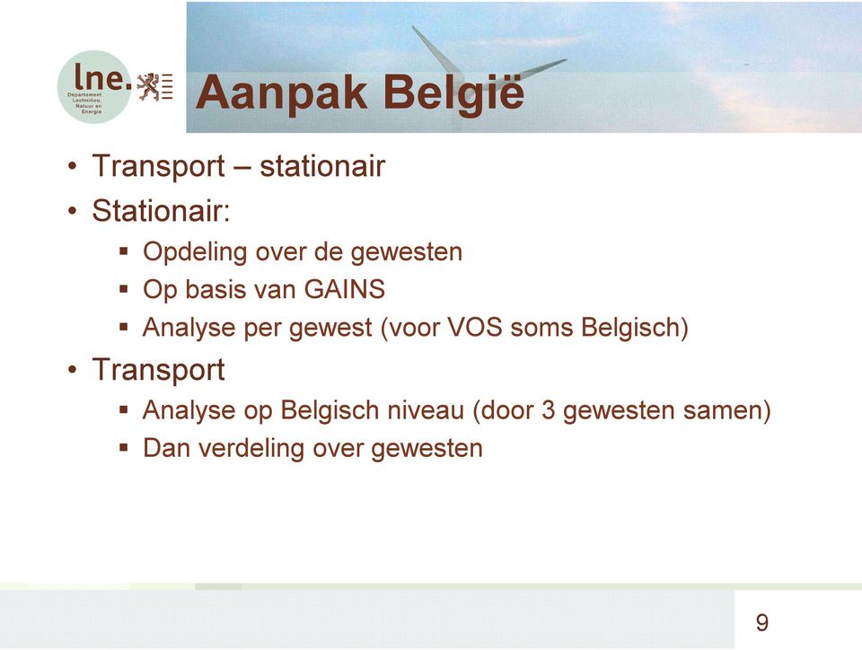 soms Belgisch) Transport Aanpak België Analyse op