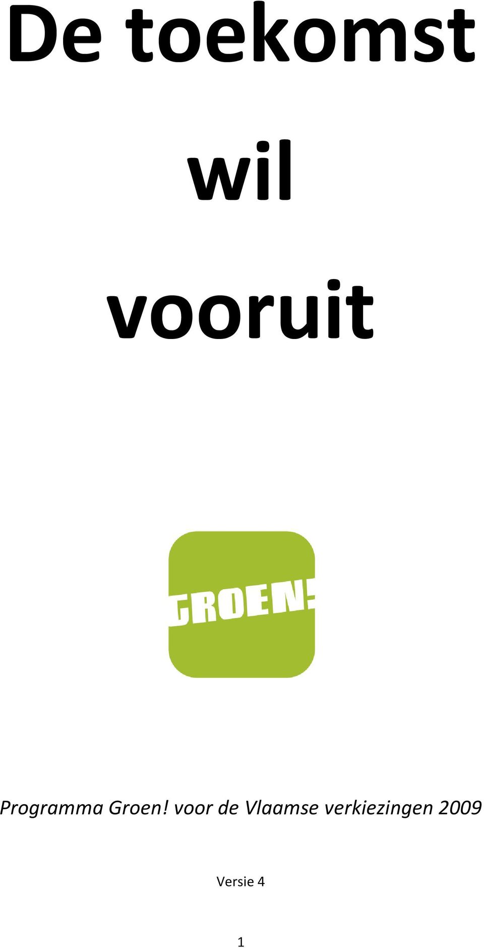 Groen!