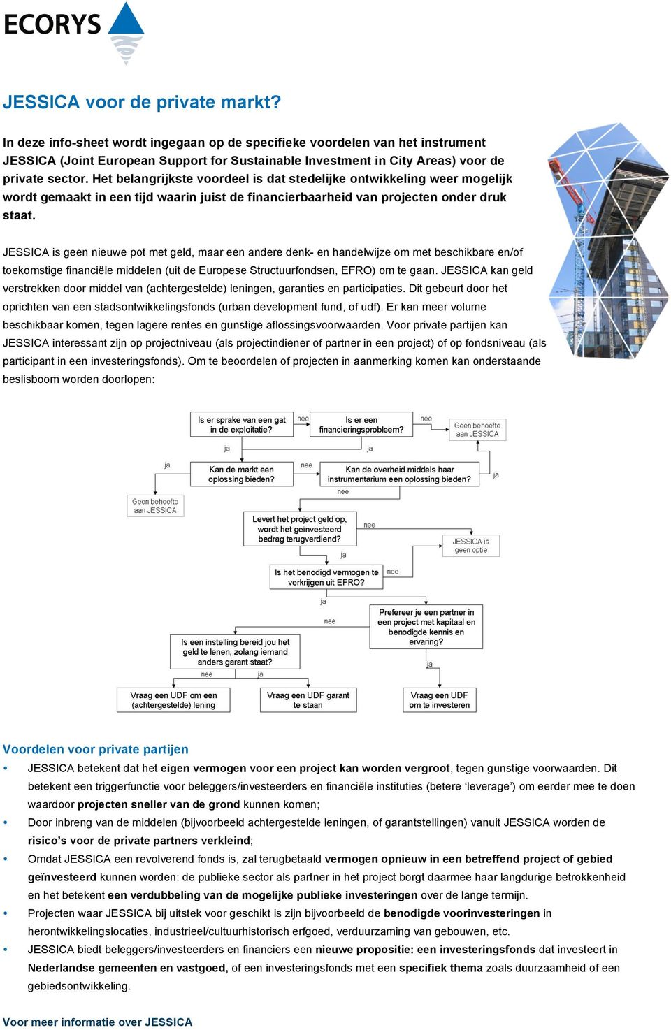 Het belangrijkste voordeel is dat stedelijke ontwikkeling weer mogelijk wordt gemaakt in een tijd waarin juist de financierbaarheid van projecten onder druk staat.