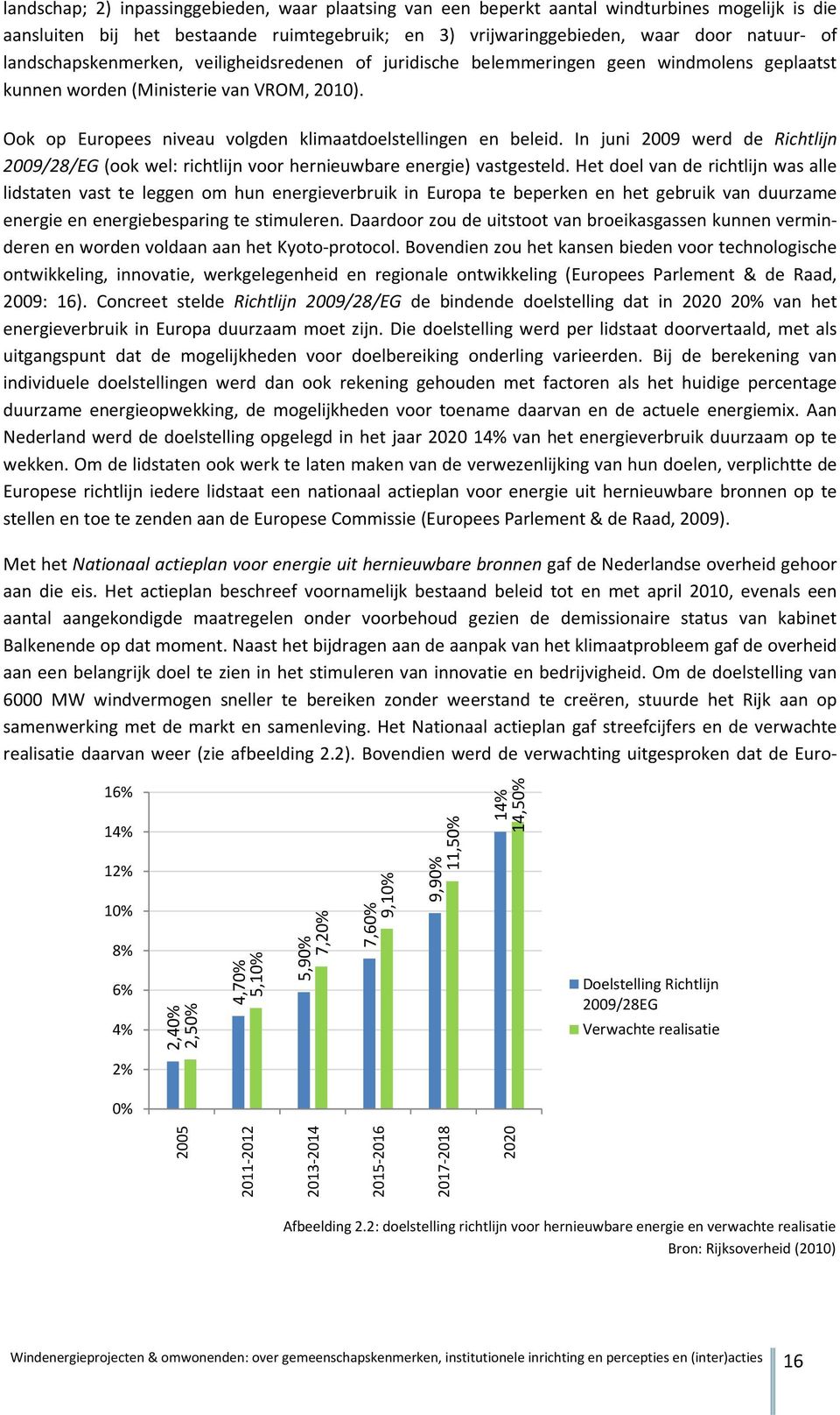 In juni 2009 werd de Richtlijn 2009/28/EG (ook wel: richtlijn voor hernieuwbare energie) vastgesteld.