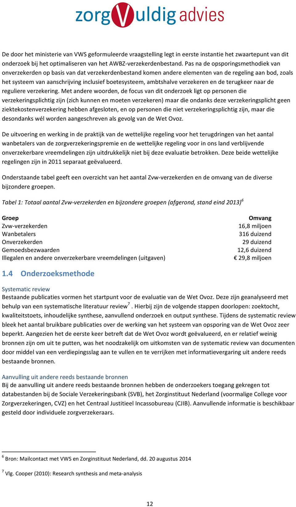 hetsysteemvanaanschrijvinginclusiefboetesysteem,ambtshalveverzekerenendeterugkeernaarde reguliereverzekering.