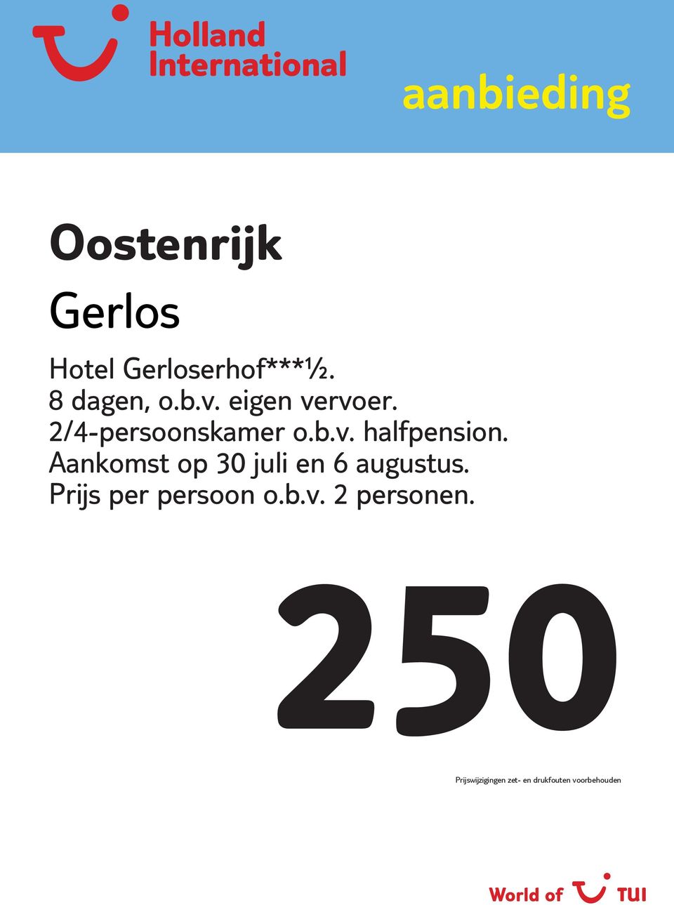 2/4-persoonskamer o.b.v. halfpension.