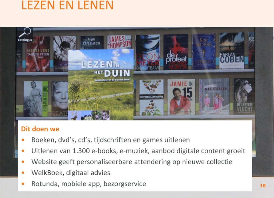 300 e-books, e-muziek, aanbod digitale content groeit Website geeft