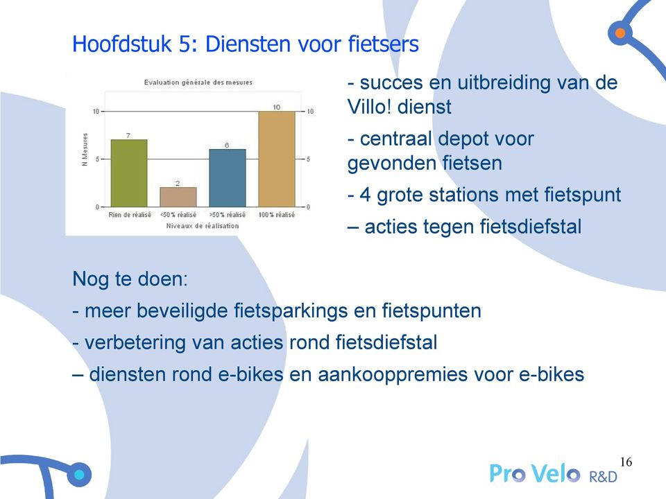 dienst - centraal depot voor gevonden fietsen - 4 grote stations met fietspunt