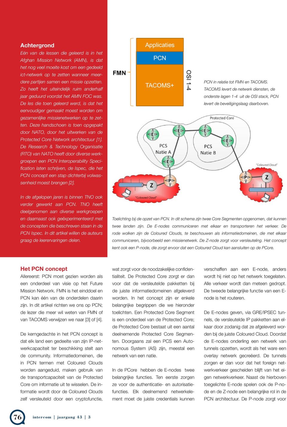 De les die toen geleerd werd, is dat het eenvoudiger gemaakt moest worden om gezamenlijke missienetwerken op te zetten.