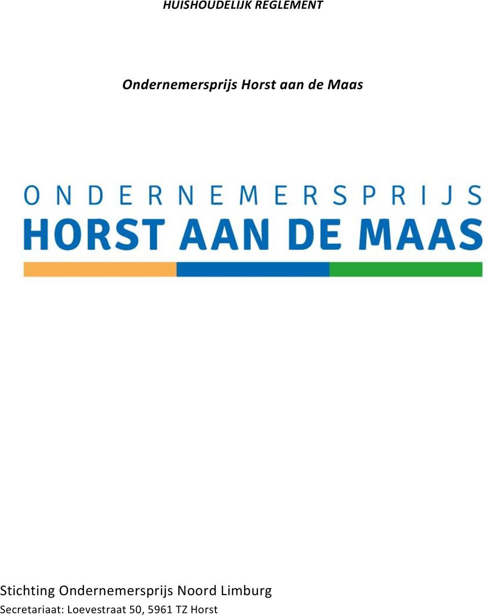 Stichting Ondernemersprijs Noord