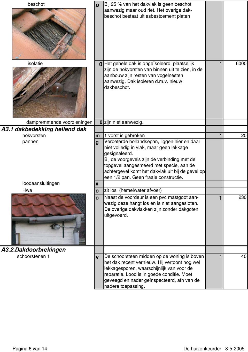 m.. euw dakbescht. 1 6000 dampremmende rzienen 0 zijn et aanwezi. A3.