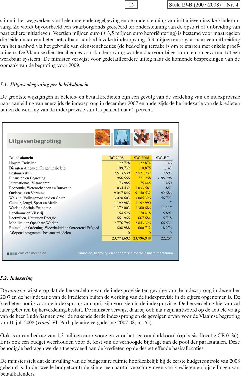 Veertien miljoen euro (+ 3,5 miljoen euro heroriëntering) is bestemd voor maatregelen die leiden naar een beter betaalbaar aanbod inzake kinderopvang.