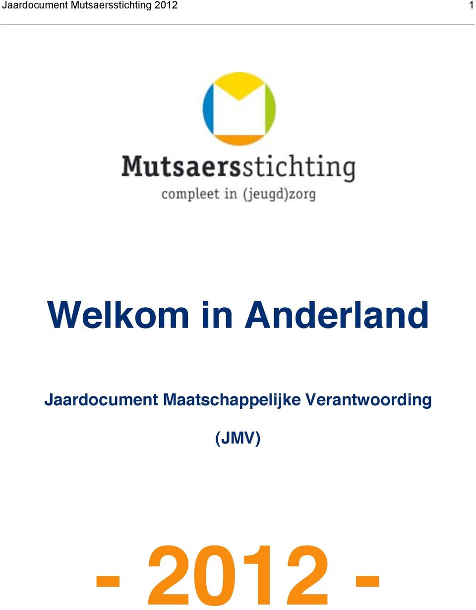 Welkom in Anderland 