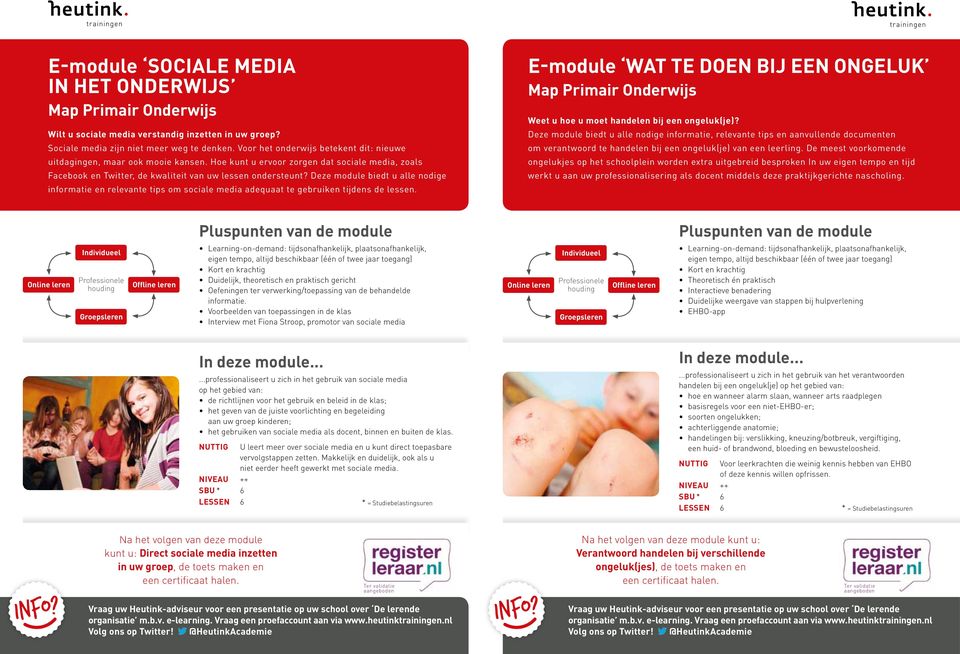 Deze module biedt u alle nodige informatie en relevante tips om sociale media adequaat te gebruiken tijdens de lessen.