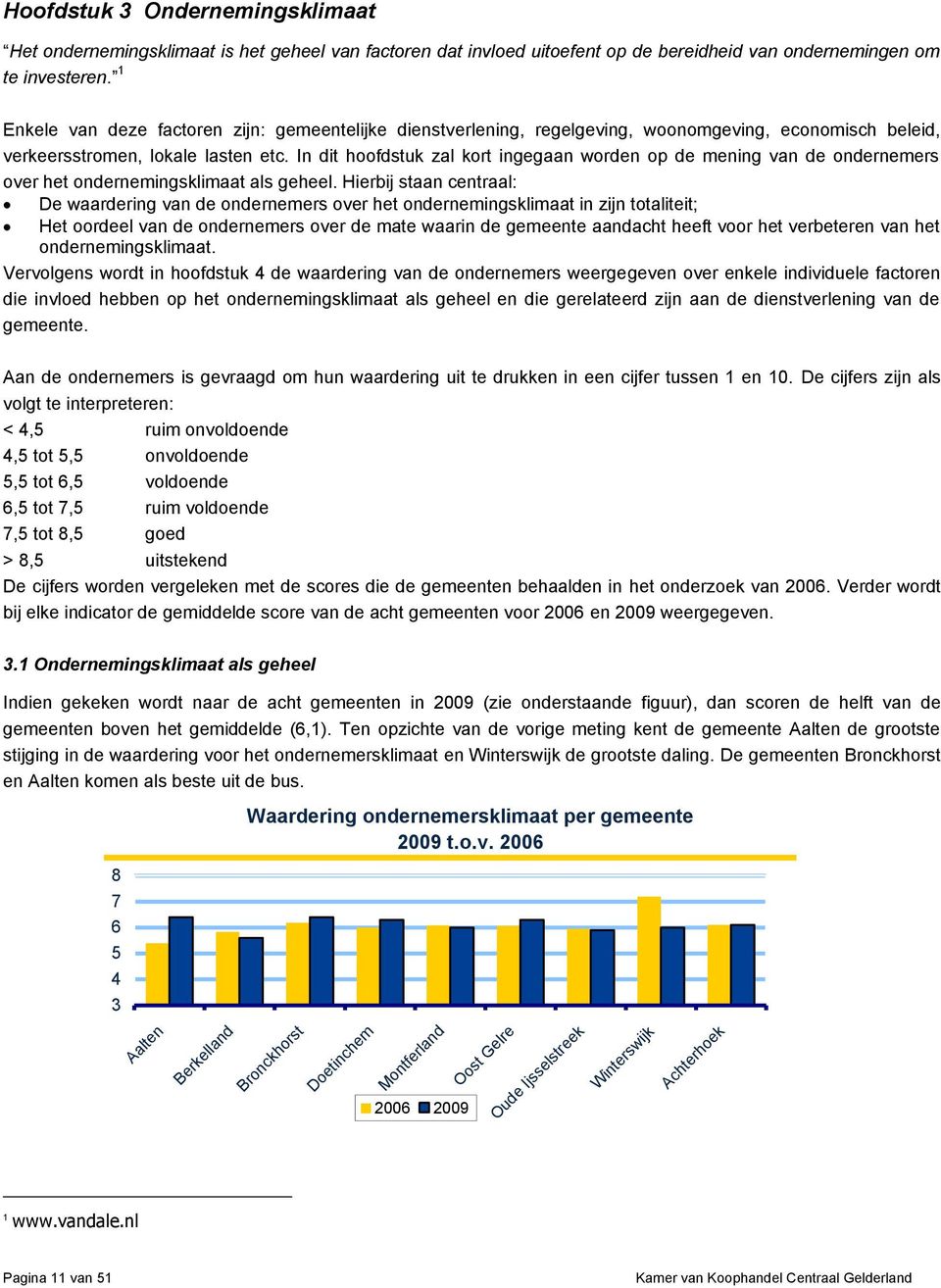 In dit hoofdstuk zal kort ingegaan worden op de mening van de ondernemers over het ondernemingsklimaat als geheel.