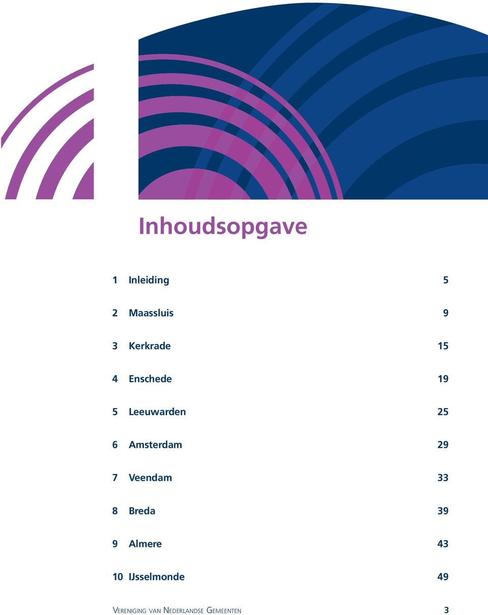 Amsterdam 29 7 Veendam 33 8 Breda 39 9 Almere 43