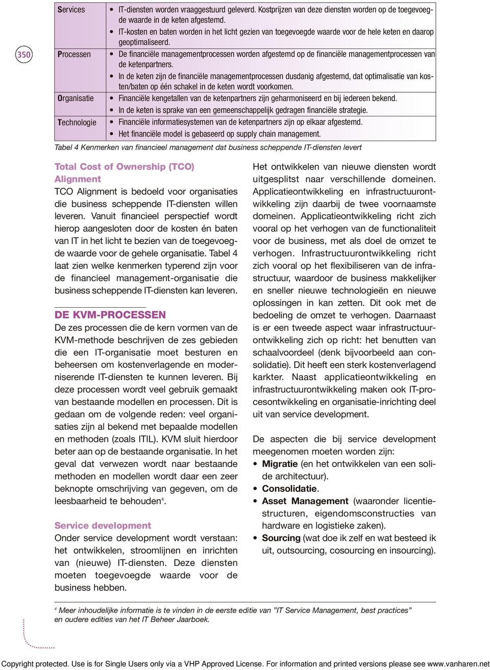 Processen De financiële managementprocessen worden afgestemd op de financiële managementprocessen van de ketenpartners.