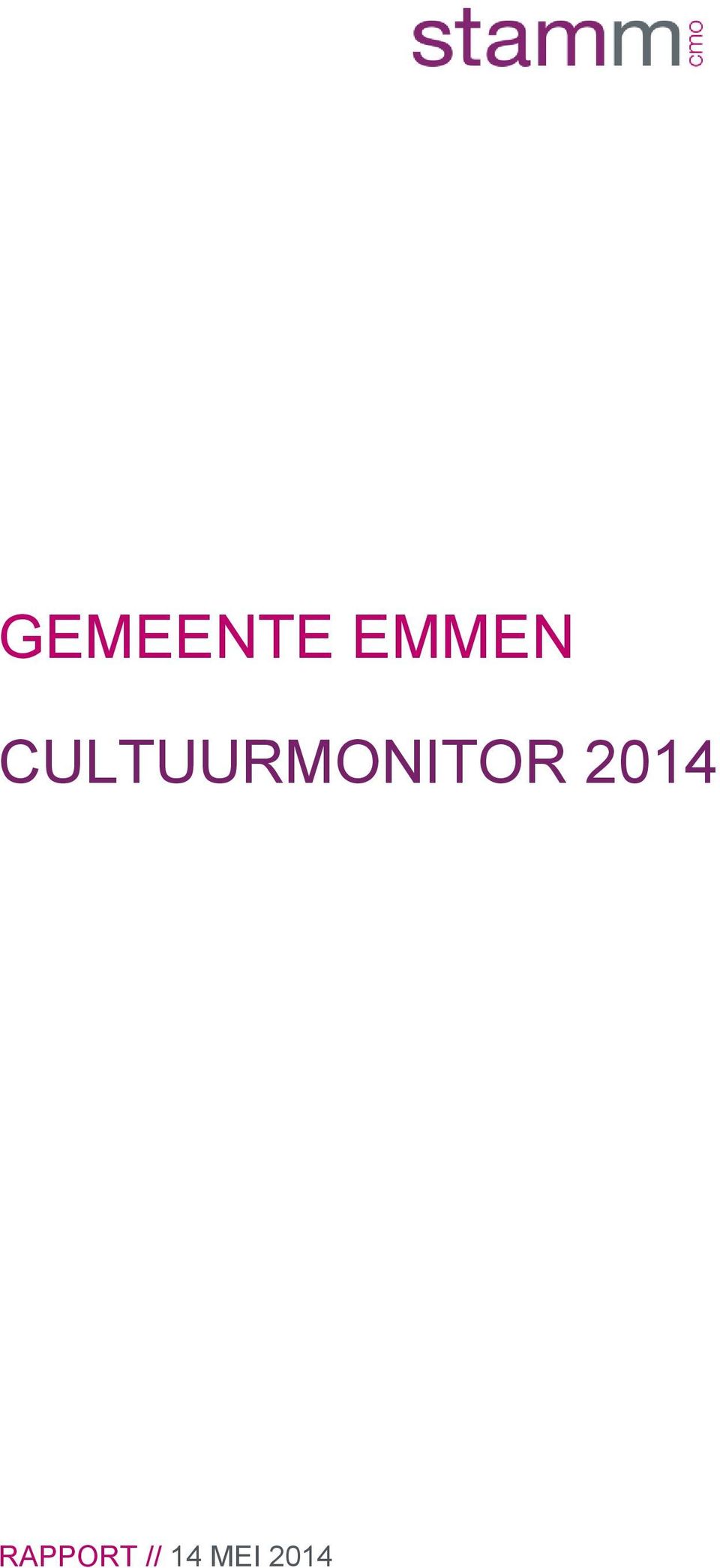 2014 RAPPORT