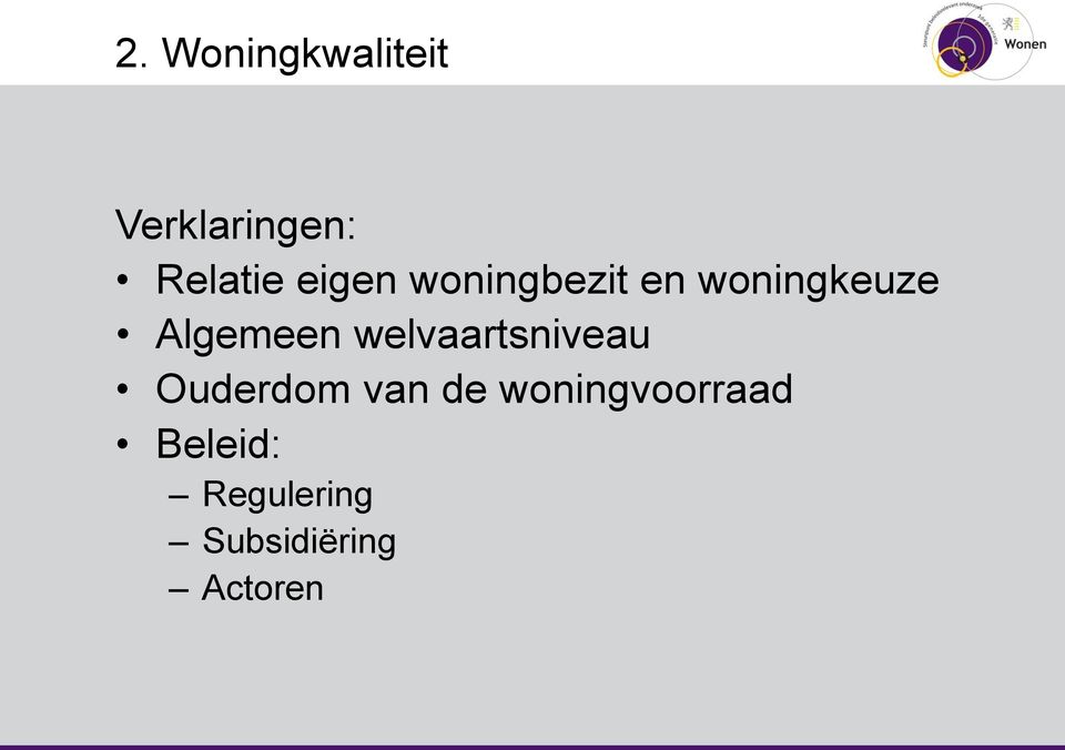 welvaartsniveau Ouderdom van de