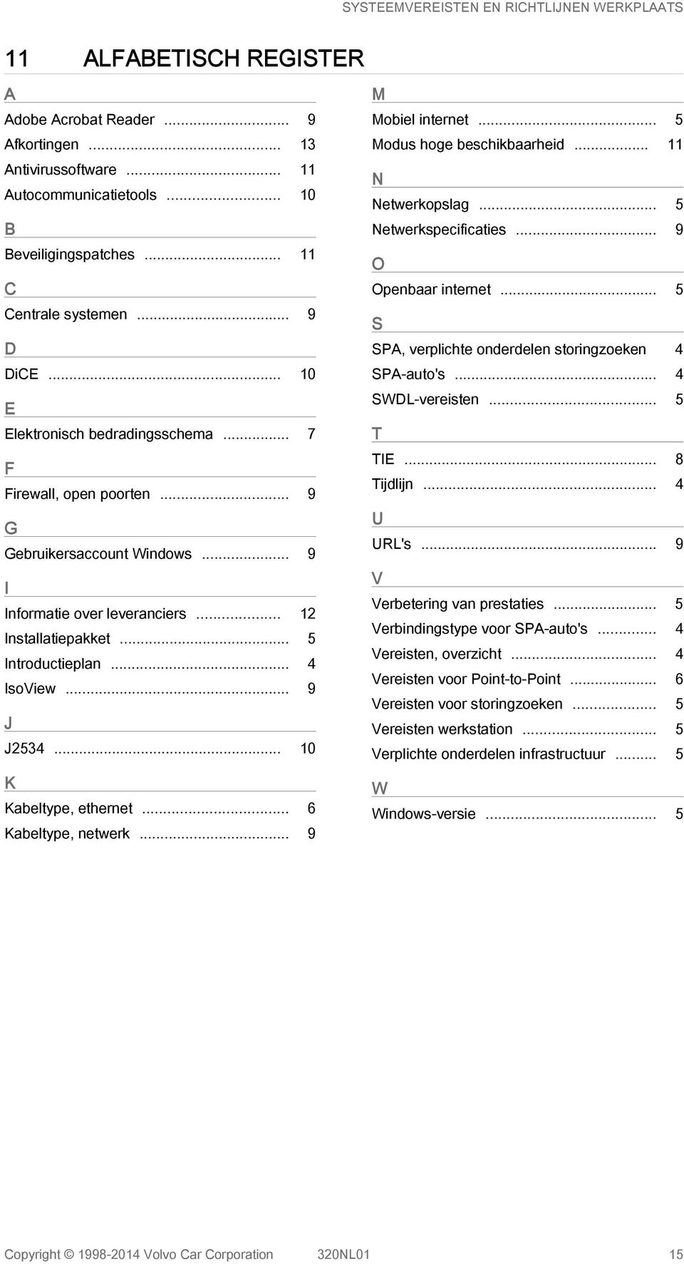 .. 9 J J2534... 10 K Kabeltype, ethernet... 6 Kabeltype, netwerk... 9 M Mobiel internet... 5 Modus hoge beschikbaarheid... 11 N Netwerkopslag... 5 Netwerkspecificaties... 9 O Openbaar internet.